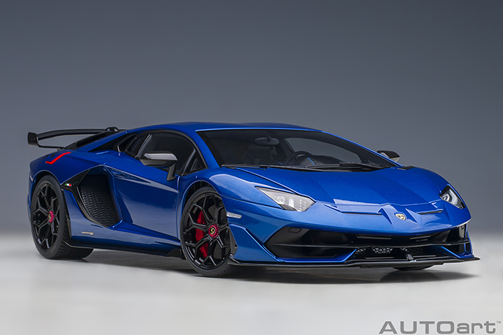 Autoart Lamborghini Aventador SVJ 水色 1/18 AUTOart Lamborghini Aventador SVJ (Blu Glauco)