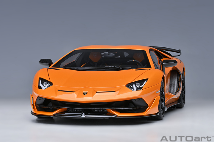 オートアート　Lamborghini　AVENTADOR 1/18 Lamborghini Aventador SVJ Arancio Atlas Pearl Orange Model By